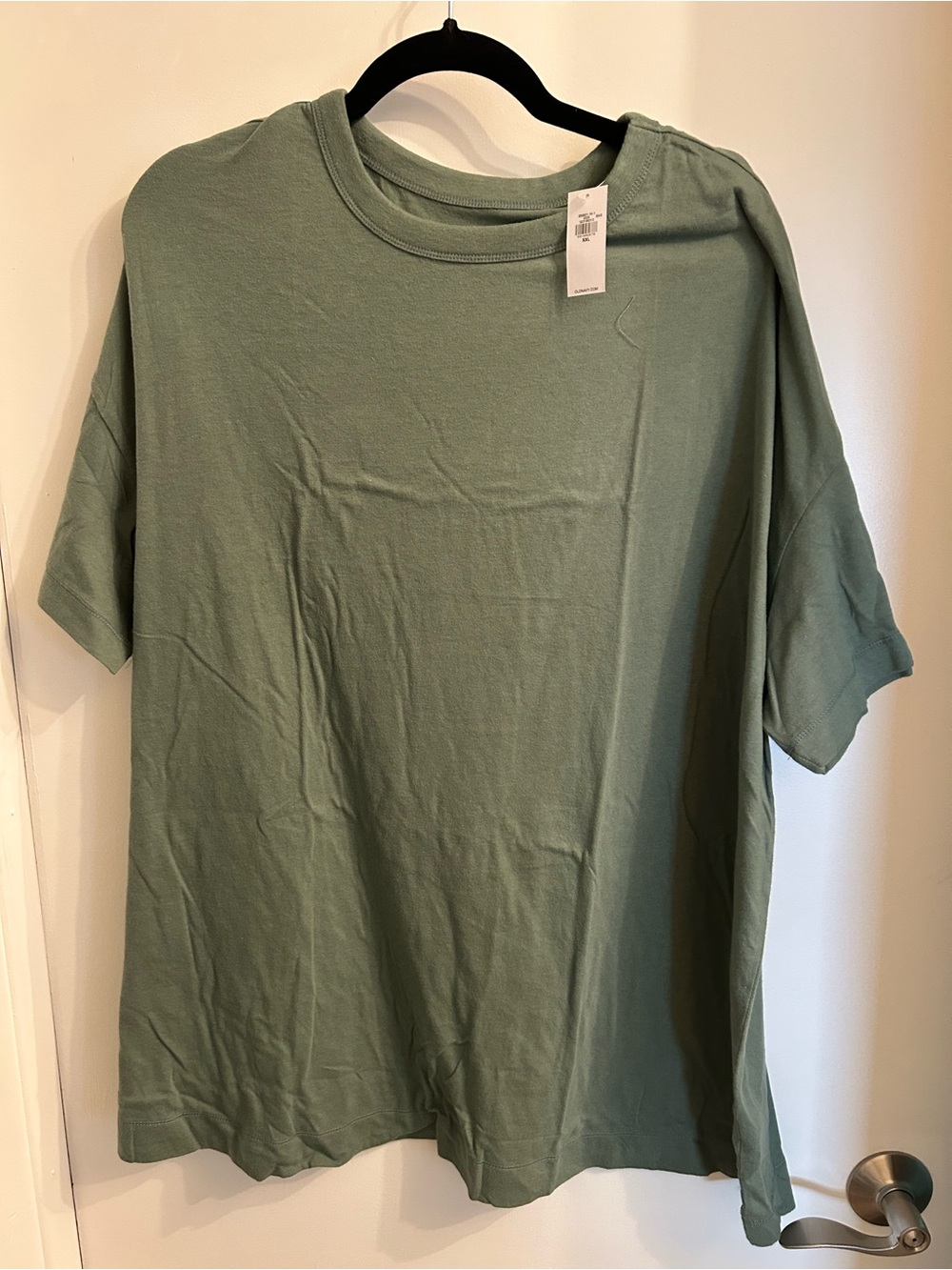 Classic Crewneck Womens T-Shirt in Sage Green